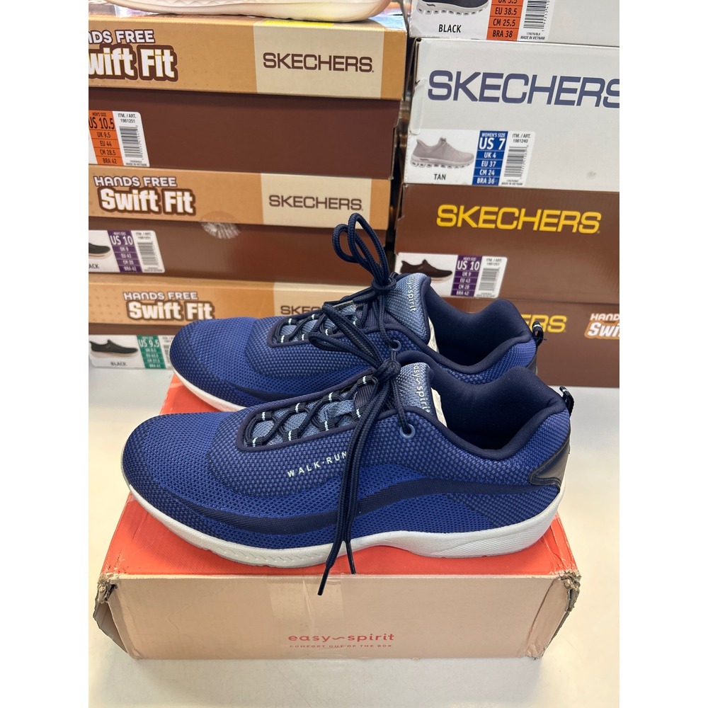 Easy Spirit Roadrun 17 Sneakers Mens 12 Evening Blue Walking Running Shoes 0639